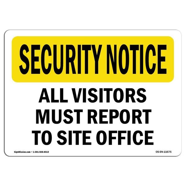 OSHA Security Sign, 12